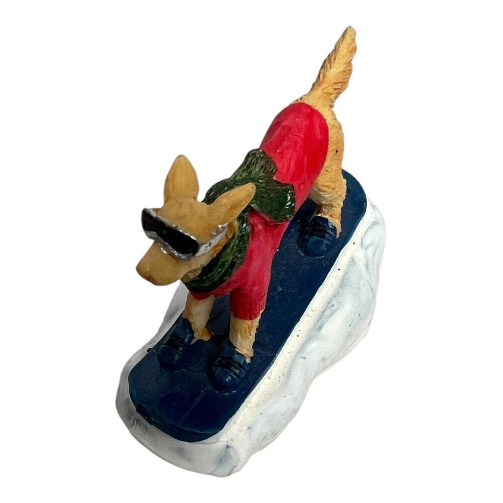 Lemax Village Collection Snowboarding Dog # 42222 Figurine